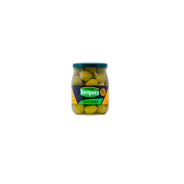 olive verdi in vaso